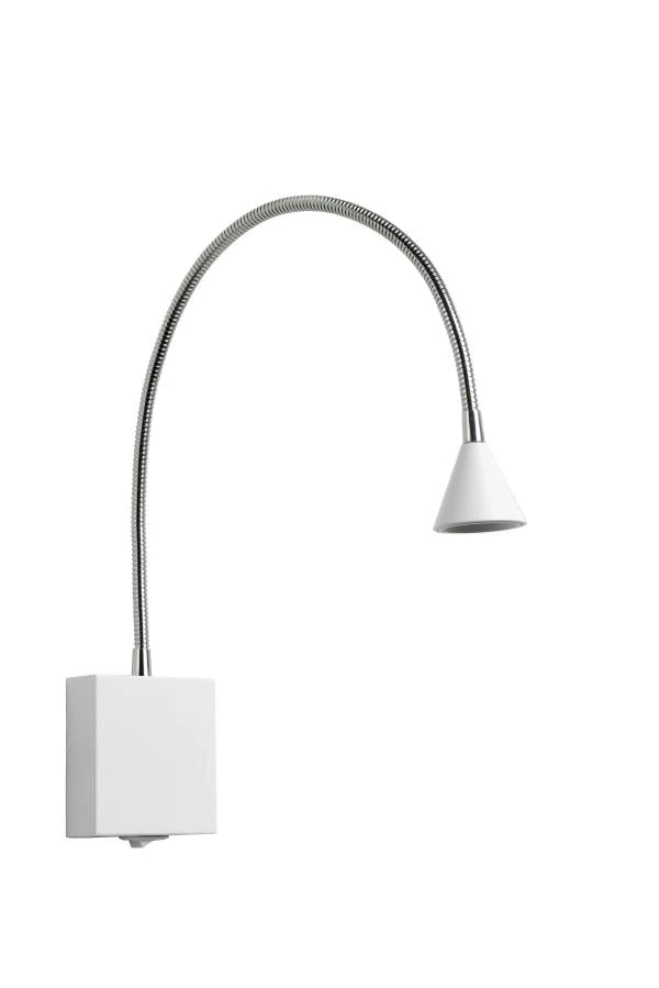 Lucide BUDDY - Lámpara de cabecera / Lámpara de pared - LED - 1x4W 4000K - Blanco - apagado